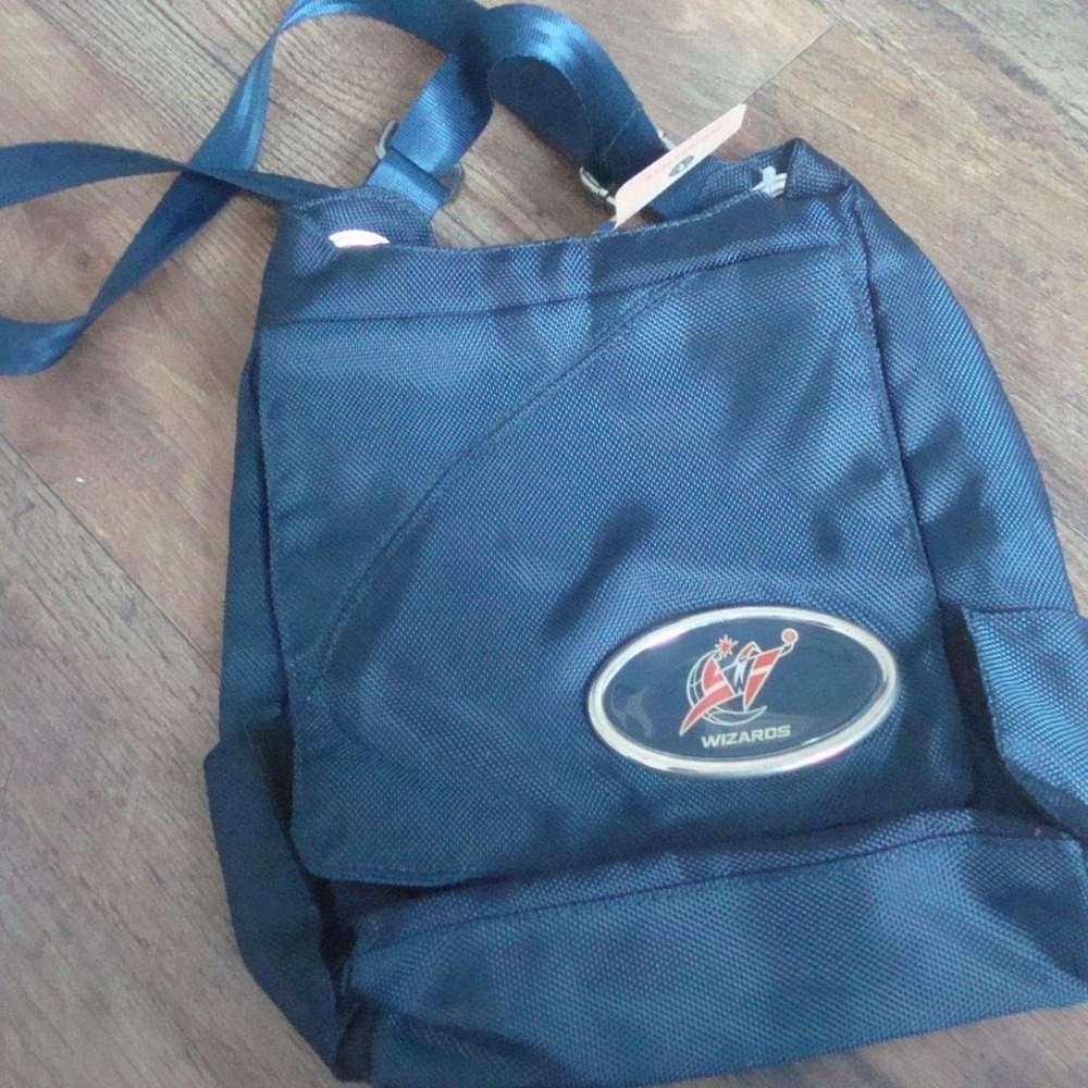 WASHINGTON WIZARDS 13X15 BAG PURSE VINTAGE‎ ZIPPER L4